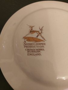 Susie Cooper Crescent Moon plate