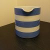 TG Green Blue and White Cornishware Dreadnought Jug - Green Shield