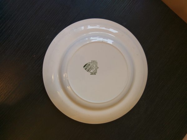 TG Green Blue and White Cornishware Plates – 20 cm