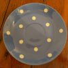 TG Green Blue and White Domino Cups and Saucers.