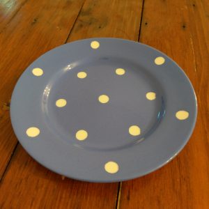 TG Green Blue and White Domino Side Plate.