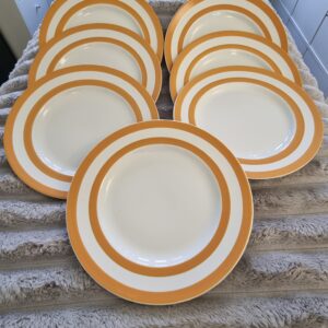 Seven TG Green Butterscotch Plates at feeandme.co.uk